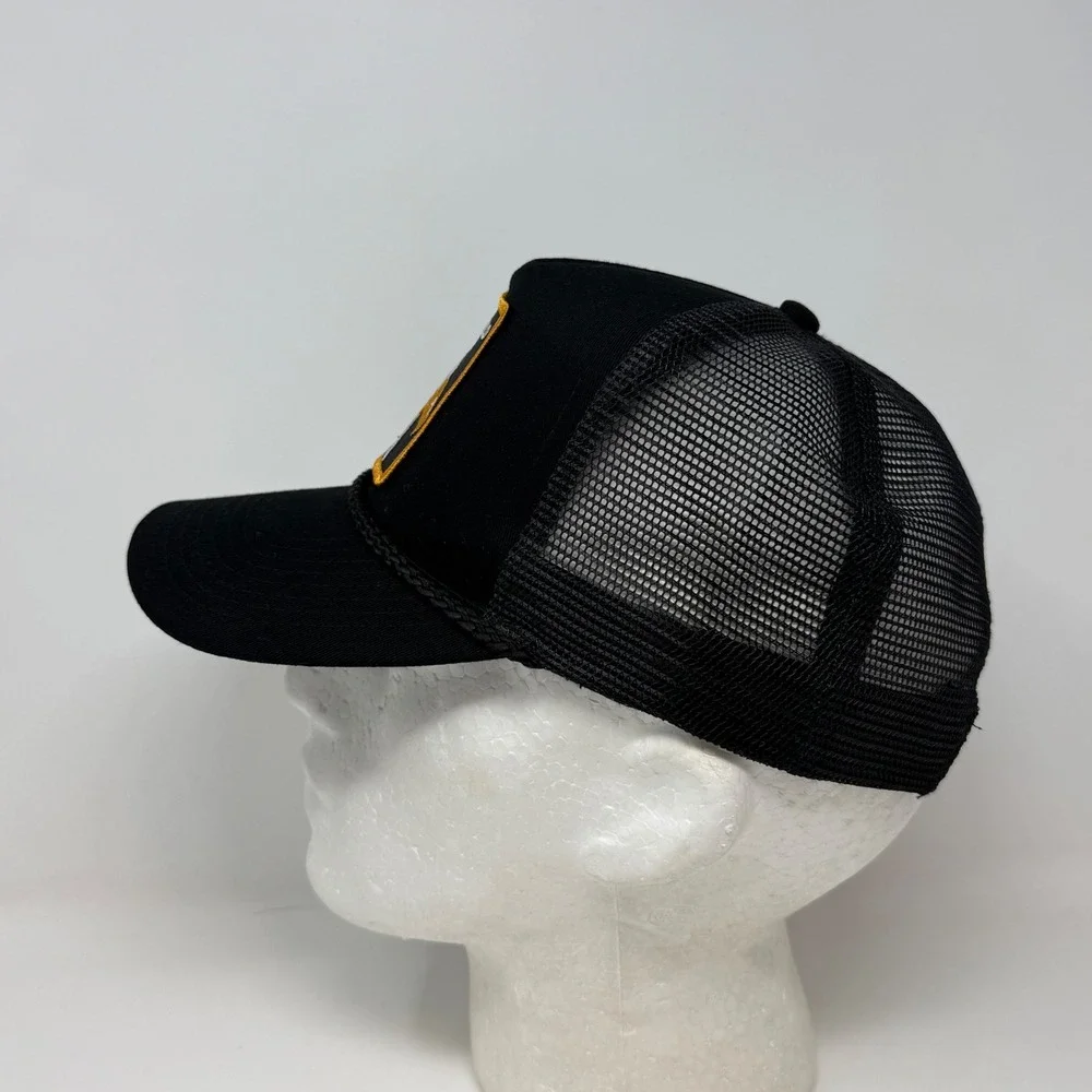 Cobra Be Bold Eagle Patch Trucker‎ Hat Black Mesh Snapback Cap One Size